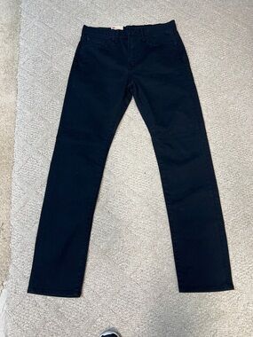 Levi’s 522 Slim Taper Black Jeans Men’s W29 L32 Dark Wash Slim Fit